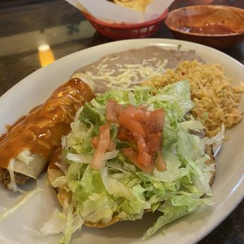 La Hacienda - #7 Enchilada, Chalupa, Rice and Beans - Mexican Near Me - Indianapolis, Indiana La Hacienda - #7 Enchilada, Chalupa, Rice and Beans - Mexican Near Me - Indianapolis, Indiana