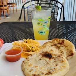 Pupusa lunch platter Pupusa lunch platter