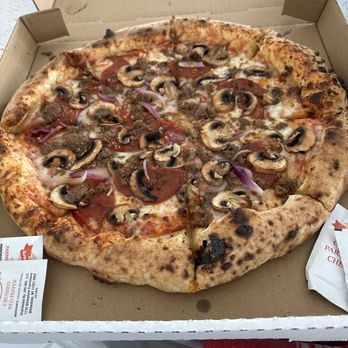 Fiamma Vera Pizza - Meat lovers so delicious!! - Pizza Near Me - Cypress, Texas Fiamma Vera Pizza - Meat lovers so delicious!! - Pizza Near Me - Cypress, Texas