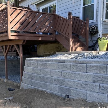 BlackPine Hardscapes - a retaining wall and stairs - Masonry/Concrete Near Me BlackPine Hardscapes - a retaining wall and stairs - Masonry/Concrete Near Me