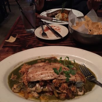Agave Restaurant - Trout stuffed with crawfish and mushroom. Delicious, fish smell not included - New Mexican Cuisine Near Me - Atlanta, Georgia Agave Restaurant - Trout stuffed with crawfish and mushroom. Delicious, fish smell not included - New Mexican Cuisine Near Me - Atlanta, Georgia