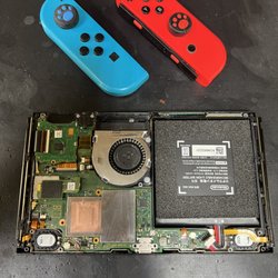 Quick Phone Fix - Repairing a Nintendo Switch - one of the many game consoles we repair