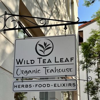 Wild Tea Leaf - Look for this sign in the alleyway - Tea Rooms Near Me - Santa Barbara, California Wild Tea Leaf - Look for this sign in the alleyway - Tea Rooms Near Me - Santa Barbara, California