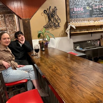 Back Alley Wine Bar - happy couple! - Wine Bars Near Me - Prescott, Arizona