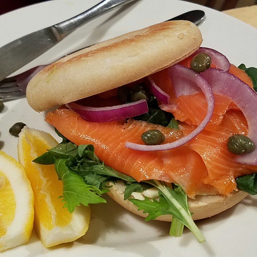 Joe's Garage - Salmon bagel - Cafes Near Me - Queenstown, OTA Joe's Garage - Salmon bagel - Cafes Near Me - Queenstown, OTA