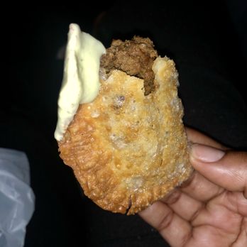 La Casa Del Mofongo - Beef empanadas with green sauce. So good! - Dominican Near Me - Silver Spring, Maryland La Casa Del Mofongo - Beef empanadas with green sauce. So good! - Dominican Near Me - Silver Spring, Maryland