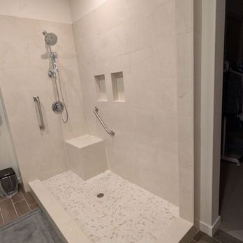 US Kitchen and Flooring - Nice shower installation before glass - Flooring Near Me - Laguna Hills, California US Kitchen and Flooring - Nice shower installation before glass - Flooring Near Me - Laguna Hills, California
