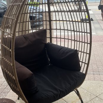Oceanwalk - This unique chair was at the entrance to the new Benny's. Since I'm an amateur photographer, I love snapping shots of unique pieces. - Seafood Near Me - Lake Worth Beach, Florida Oceanwalk - This unique chair was at the entrance to the new Benny's. Since I'm an amateur photographer, I love snapping shots of unique pieces. - Seafood Near Me - Lake Worth Beach, Florida