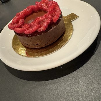 Fanny's - Dark chocolate ganache with raspberries ..oh, so yummy! - Cocktail Bars Near Me - Los Angeles, California