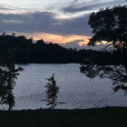 Lake of the Torches Resort Casino - Beautiful sunset from the resort balcony.