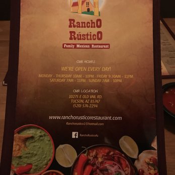Rancho Rustico Restaurant - Mexican Near Me - Tucson, Arizona Rancho Rustico Restaurant - Mexican Near Me - Tucson, Arizona
