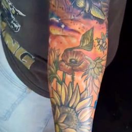 Partial photo of my current in-progress sleeve Partial photo of my current in-progress sleeve