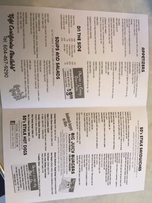 Menu photo 7 Bobby Sox 50's Diner Maple Ridge, BC Menu photo 7 Bobby Sox 50's Diner Maple Ridge, BC