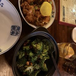 King Lao vegetables and sichuan hot karaage King Lao vegetables and sichuan hot karaage