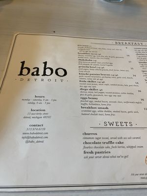 Menu photo 8 Babo Detroit Detroit, MI Menu photo 8 Babo Detroit Detroit, MI