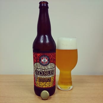 Toppling Goliath Brewing - Sosus. A single-hop Double India Pale Ale brewed with Mosaic hops. 8% ABV - Breweries Near Me - Decorah, Iowa Toppling Goliath Brewing - Sosus. A single-hop Double India Pale Ale brewed with Mosaic hops. 8% ABV - Breweries Near Me - Decorah, Iowa