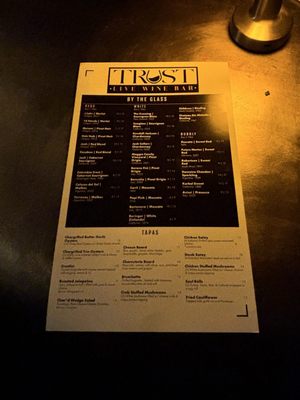 Menu photo 1 Trust Greensboro, NC Menu photo 1 Trust Greensboro, NC