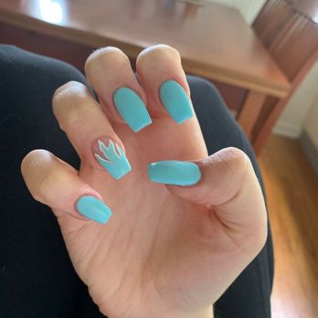 Sola Nails - Color blue river, OR 529 - by Nicole - Nail Salons Near Me - Burien, Washington