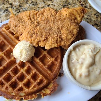 Toni's 24 HR Restaurant - Waffle chicken and side gravy. Nothing special but it was decent. - American Near Me - Arcata, California Toni's 24 HR Restaurant - Waffle chicken and side gravy. Nothing special but it was decent. - American Near Me - Arcata, California