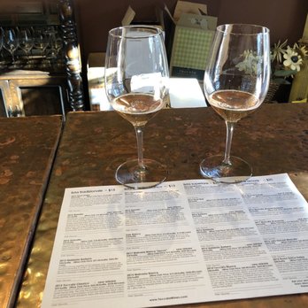 Toccata Tasting Room - Tasting Menu! We had the Lista di Amore - a sweet tasting flight! - Wineries Near Me - Solvang, California Toccata Tasting Room - Tasting Menu! We had the Lista di Amore - a sweet tasting flight! - Wineries Near Me - Solvang, California