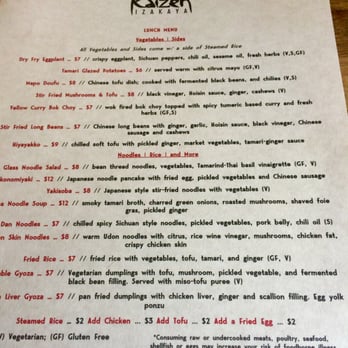 Kaizen - Lunch menu - Asian Fusion Near Me - Knoxville, Tennessee Kaizen - Lunch menu - Asian Fusion Near Me - Knoxville, Tennessee
