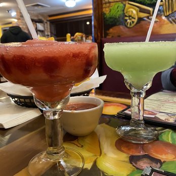 La Tolteca - Buffalo - Strawberry and Lime margaritas - Mexican Near Me - Williamsville, New York