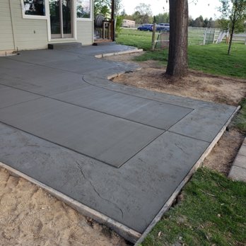 AB Concrete and Landscaping - a concrete patio being laid - Landscaping Near Me AB Concrete and Landscaping - a concrete patio being laid - Landscaping Near Me