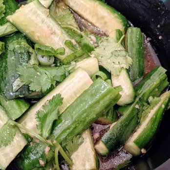 Cooking Girl - West U - Cold Cucumber Appetizer - Szechuan Near Me - Houston, Texas