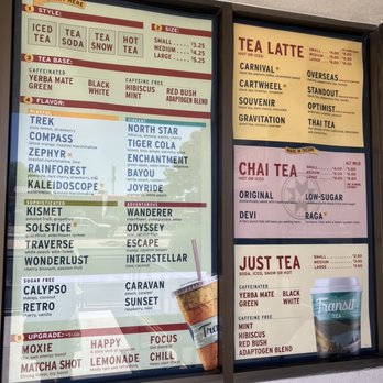 Transit Tea - Menu - Coffee & Tea Near Me - Tucson, Arizona
