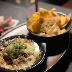 Descanso Restaurant - Bean dip (a little greasy but good overall)