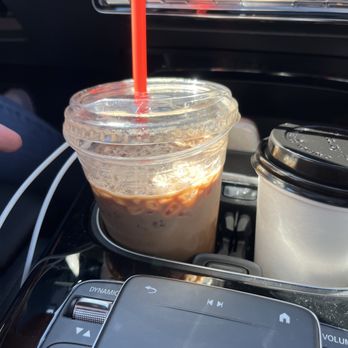 Mojo's Drive Thru Coffee - That's how the lid popped. It's just not a tight lid. Cheap cup for luxury coffee. Doesn't make sense - Coffee & Tea Near Me - Corona, California Mojo's Drive Thru Coffee - That's how the lid popped. It's just not a tight lid. Cheap cup for luxury coffee. Doesn't make sense - Coffee & Tea Near Me - Corona, California