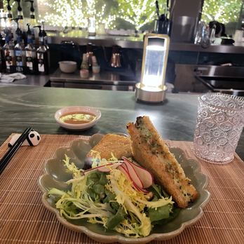 Rose Cafe - Fried shrimp sandwich - Cafes Near Me - Dallas, Texas