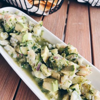 Canvas - Shrimp Ceviche & Sauvignon Blanc - New American Near Me - Orlando, Florida Canvas - Shrimp Ceviche & Sauvignon Blanc - New American Near Me - Orlando, Florida