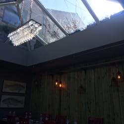 At The Hollows - The conservatory on a sunny day