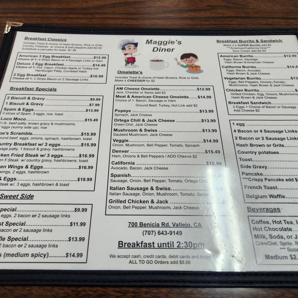 Maggie's Restaurant - Menu - Burgers Near Me - Vallejo, California Maggie's Restaurant - Menu - Burgers Near Me - Vallejo, California