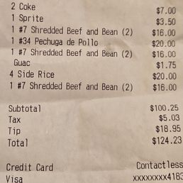 Side small rice is $5 each Side small rice is $5 each