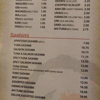 Sushi Wara - Menu page 7 - Japanese Near Me - Delta, British Columbia