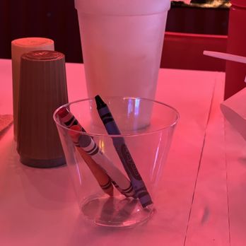 The Boiling Pot - My crayons.. well, they were on the table. - Seafood Near Me - Rockport, Texas
