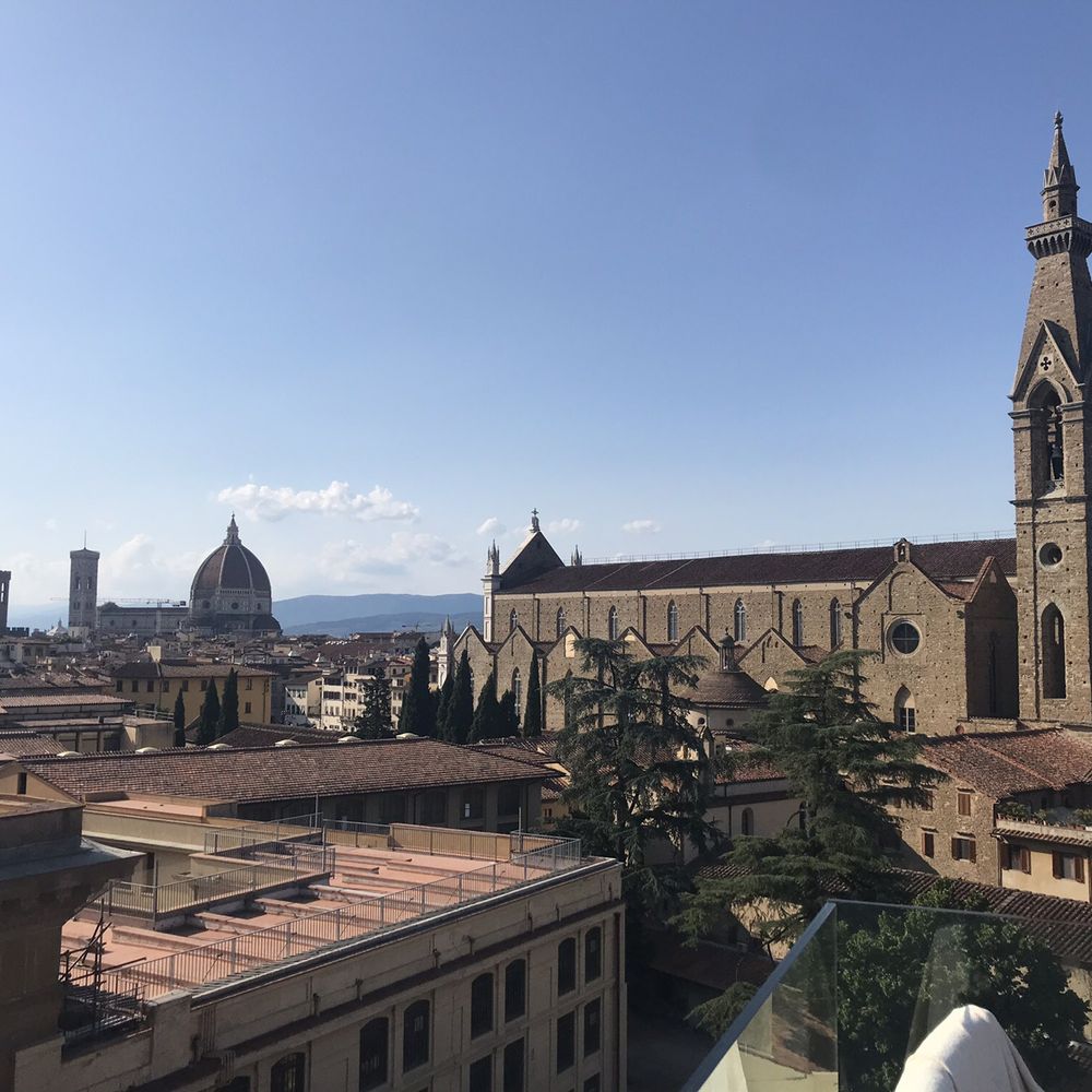 Rooftop view of Santa Croce. Rooftop view of Santa Croce.