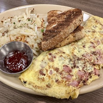 Snooze, an A.M. Eatery - Protein Trio Omelet* - Breakfast & Brunch Near Me - Las Vegas, Nevada Snooze, an A.M. Eatery - Protein Trio Omelet* - Breakfast & Brunch Near Me - Las Vegas, Nevada