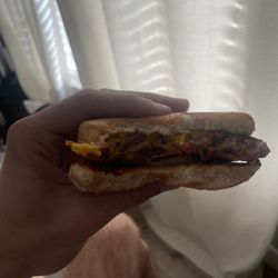 McDonald's - Supposed to be a quarter pound patty. Paid extra for that