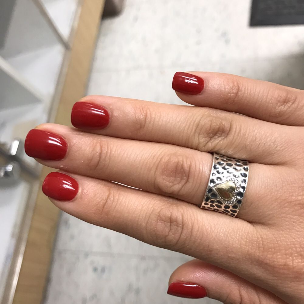 Velvet Nails - Dip manicure done by Theresa. - Nail Salons Near Me - Oak Lawn, Illinois Velvet Nails - Dip manicure done by Theresa. - Nail Salons Near Me - Oak Lawn, Illinois