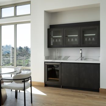 Jennifer Chiu Design - Dining Room with a wet bar - Interior Design Near Me Jennifer Chiu Design - Dining Room with a wet bar - Interior Design Near Me