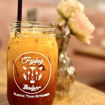 Crying Thaiger - Thai Iced Tea - Thai Near Me - Malden, Massachusetts