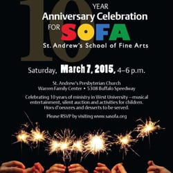 St Andrew's School of Fine Arts - We celebrated our tenth anniversary this spring with music food and a fantastic auction!