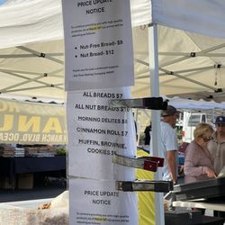 Placentia Certified Farmer's Market - Sourdough pricing as of March 2026