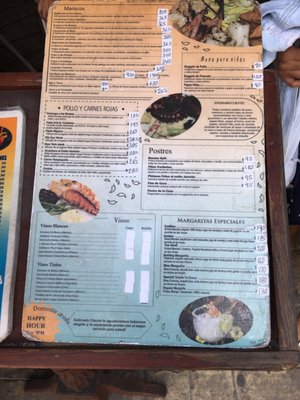 Menu photo 7 Muelle 7 Isla Mujeres, ROO