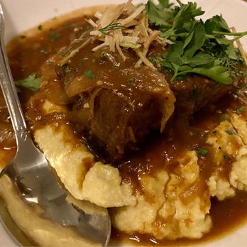 Angelinas - Short ribs on polenta - New American Near Me - Rochester, New York