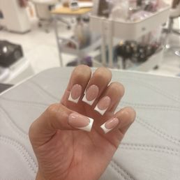Square French Tip Square French Tip