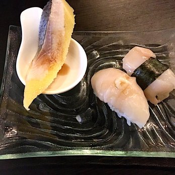 One Piece Sushi - Kazunoko sashimi, hotate, and tsubugai - Japanese Near Me - Millbrae, California